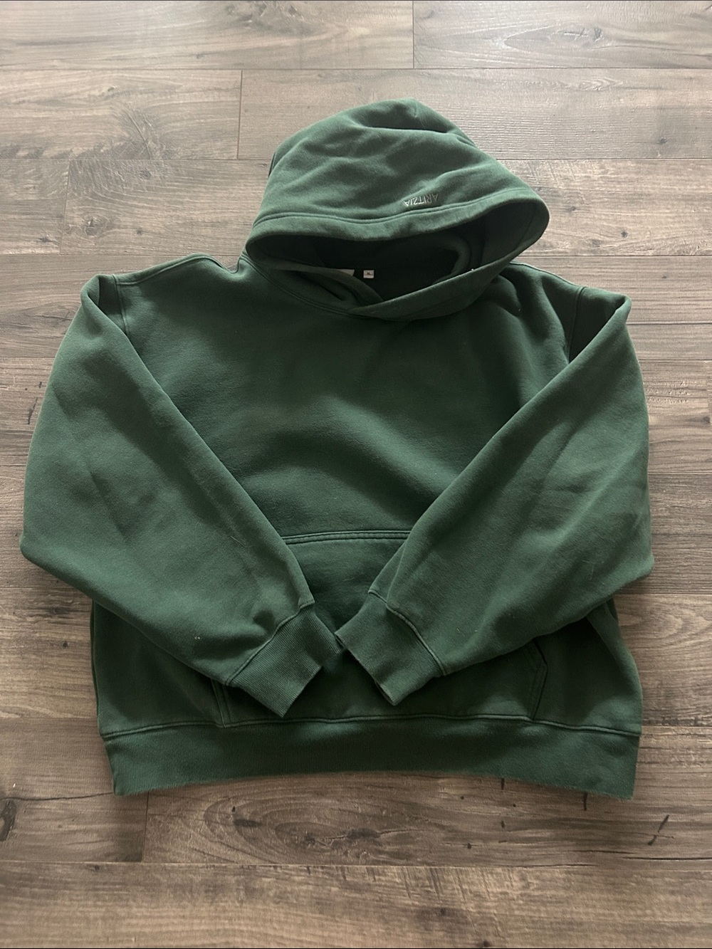 Aritzia unisex Perfect Fit Dark Green Hoodie